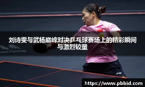 刘诗雯与武杨巅峰对决乒乓球赛场上的精彩瞬间与激烈较量